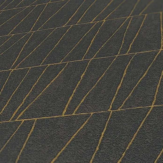Tadessi Vliestapete M1-No.11024 - Schwarz, Grafisch, 10,05 x 0,53 m