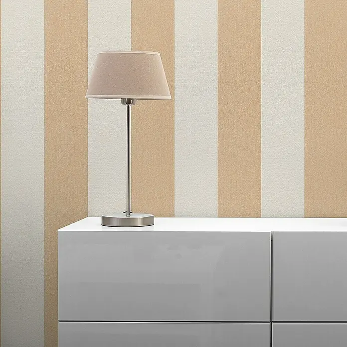 Tadessi Vliestapete M1-No.11265 - Beige, Streifen, 10,05 x 0,53 m