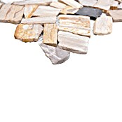 Mozaik pločica (30,5 x 30,5 cm, Smeđa/bež, Mat)