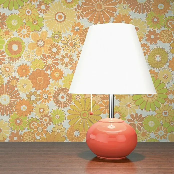 Tadessi Vliestapete M1-No.10927 - Gelb, Floral, 10,05 x 0,53 m