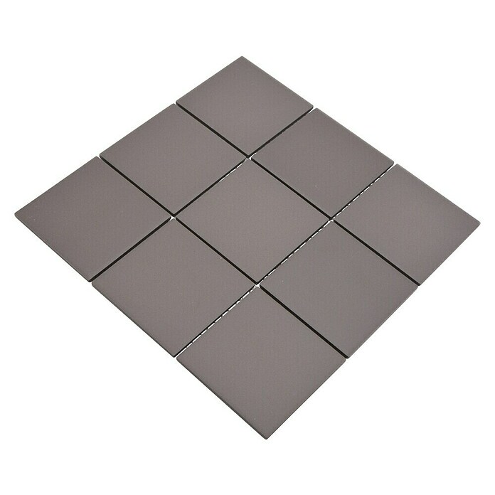 Mozaik pločica Quadrat Uni CU 932  (29,8 x 29,8 cm, Sive boje, Mat) | BAUHAUS
