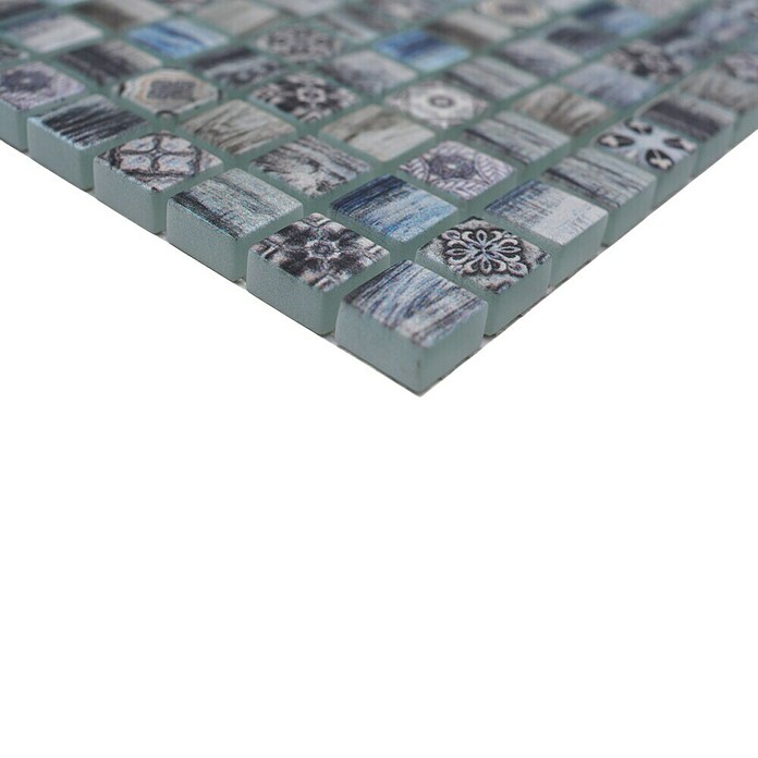 Mozaik pločica Quadrat Crystal XCM RW39  (30 x 30 cm, Raznobojno, Mat) | BAUHAUS