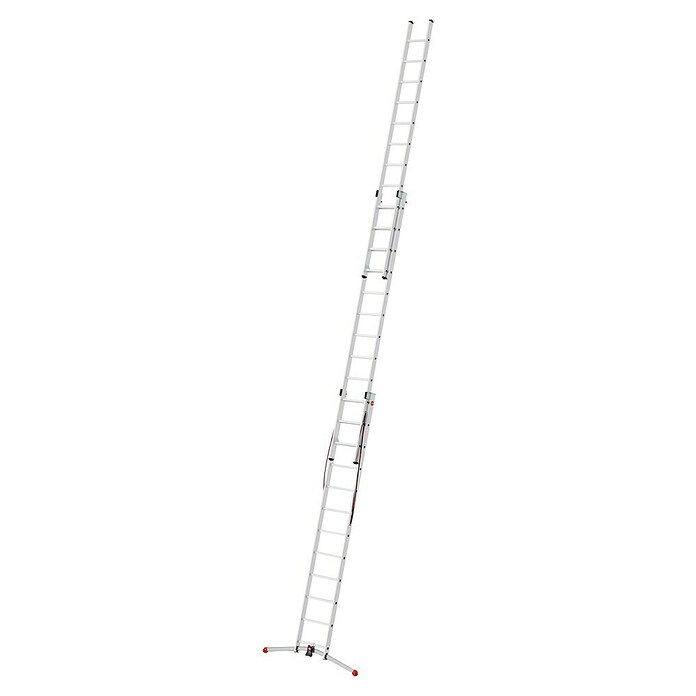 Hailo Mehrzweckleiter S100 ProfiLOT 3x12 (Anzahl Tritte: 36 Stk., Arbeitshöhe: 901 cm, Belastbarkeit: 150 kg, Aluminium) | BAUHAUS