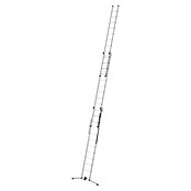 Hailo Mehrzweckleiter S100 ProfiLOT 3x12 (Anzahl Tritte: 36 Stk., Arbeitshöhe: 901 cm, Belastbarkeit: 150 kg, Aluminium) | BAUHAUS