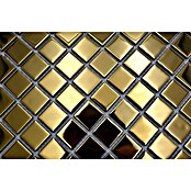 Mozaik pločica Quadrat Crystal CM 4GO1  (32,7 x 30,2 cm, Zlatne boje, Sjaj) | BAUHAUS