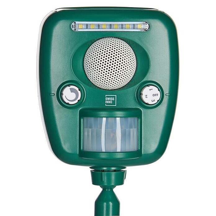 Swissinno Ultrasonido ahuyentador de animales Repeller Pro (Rendimiento térmico: 100 m²)