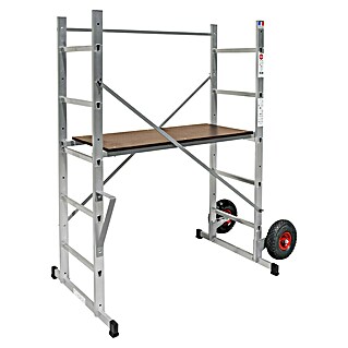 Hailo Leitergerüst HobbyStep H3 (Arbeitshöhe: 300 cm, Breite Plattform: 100 cm, Länge Plattform: 45 cm)
