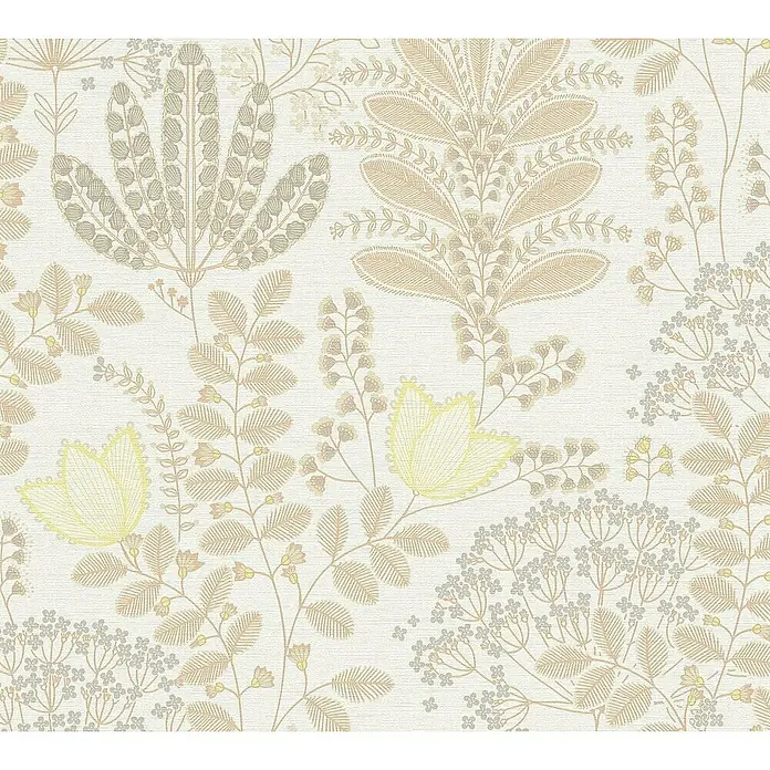 Tadessi Vliestapete M1-No.10962 - Orange, Floral, 10,05 x 0,53 m