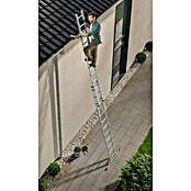 Hailo Schiebeleiter S80 ProfiStep duo 2x9 Sprossen (Anzahl Tritte: 18 Stk., Arbeitshöhe: 514 cm, Belastbarkeit: 150 kg, Aluminium) | BAUHAUS