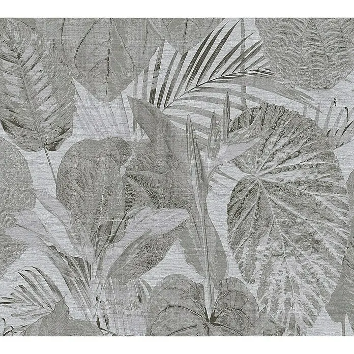 Tadessi Vliestapete M1-No.10997 - Anthrazit, Floral, 10,05 x 0,53 m