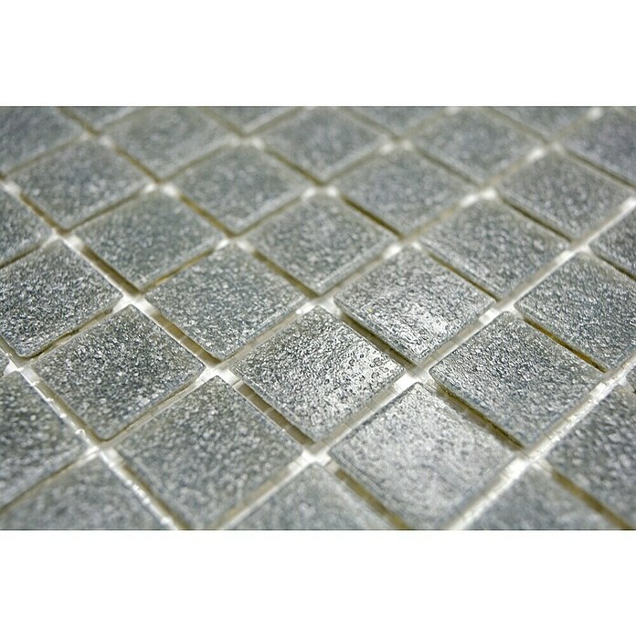 Mozaik pločica Quadrat Uni GM A 20  (30,5 x 30,5 cm, Sive boje, Sjaj) | BAUHAUS
