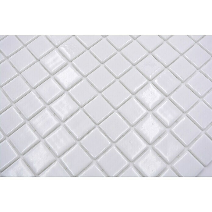 Mozaik pločica Eco Blanco VP100PUR  (31,6 x 31,6 cm, Bijele boje, Sjaj) | BAUHAUS