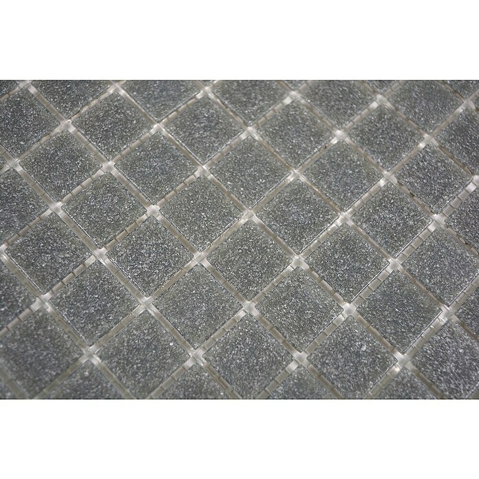 Mozaik pločica Quadrat Uni GM A 20  (30,5 x 30,5 cm, Sive boje, Sjaj) | BAUHAUS
