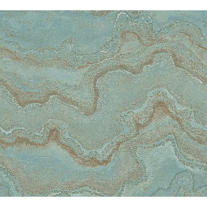Tadessi Vliestapete M1-No.11186 - Grün, Steinoptik, 10,05 x 0,53 m