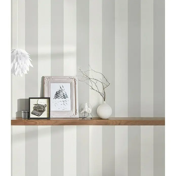 Tadessi Vliestapete M1-No.11038 - Grau, Streifen, 10,05 x 0,53 m