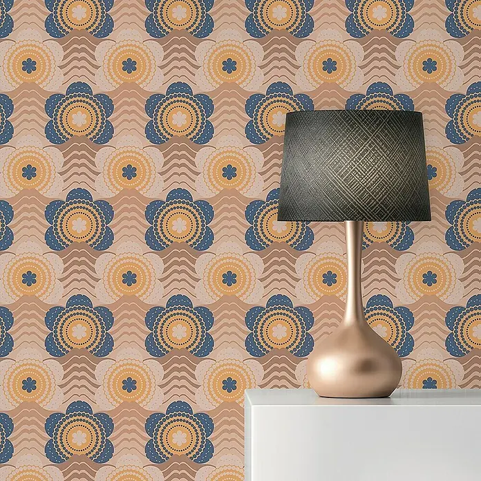 Tadessi Vliestapete M1-No.10944 - Braun, Floral, 10,05 x 0,53 m