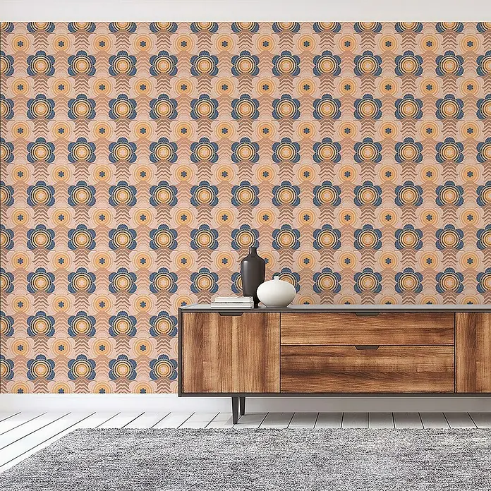 Tadessi Vliestapete M1-No.10944 - Braun, Floral, 10,05 x 0,53 m