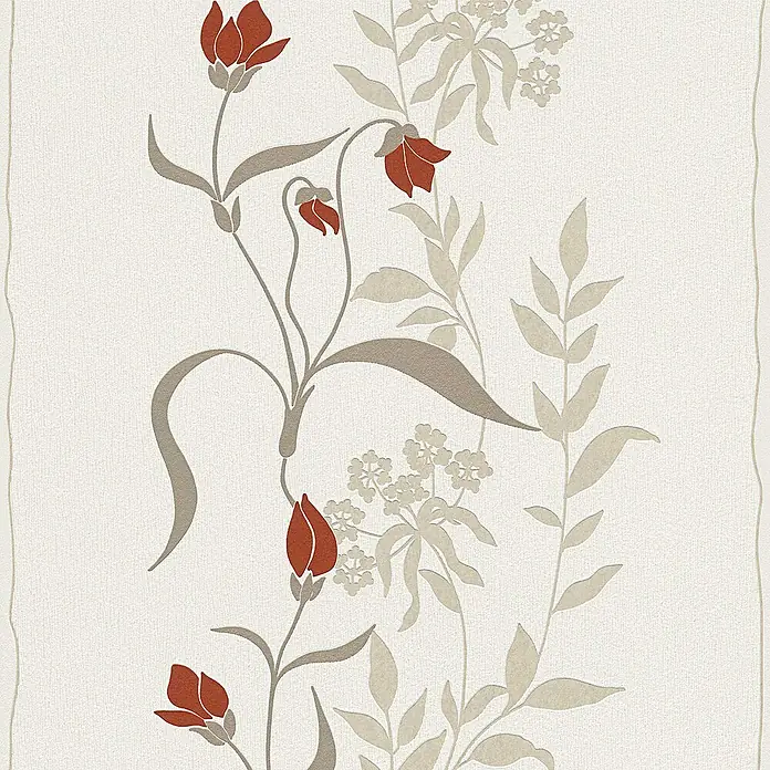 Tadessi Vliestapete M1-No.3821 - Beige, Floral, 10,05 x 0,53 m