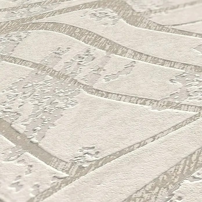 Tadessi Vliestapete M1-No.11028 - Weiß, 3D-Optik, 10,05 x 0,53 m