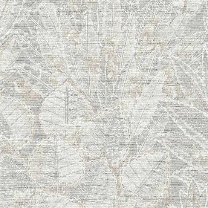 Tadessi Vliestapete M1-No.11156 - Grau, Floral, 10,05 x 0,53 m