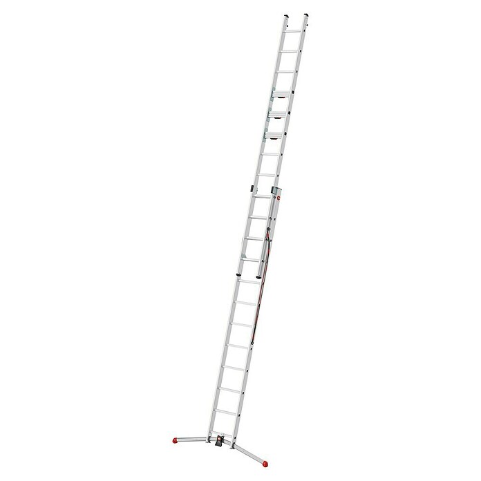 Hailo Mehrzweckleiter Master S110 (Anzahl Tritte: 24 Stk., Arbeitshöhe: 661 cm, Belastbarkeit: 150 kg, Aluminium) | BAUHAUS