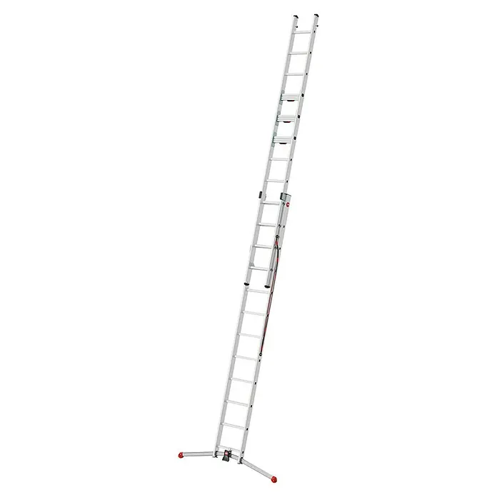 Hailo Mehrzweckleiter Master S110 - Anzahl Tritte: 24 Stk., Arbeitshöhe: 661 cm, Belastbarkeit: 150 kg, Aluminium - Aufnahme einer mehrteiligen Schiebeleiter aus Aluminium. Ideal für den flexiblen Einsatz im Innen- und Außenbereich.