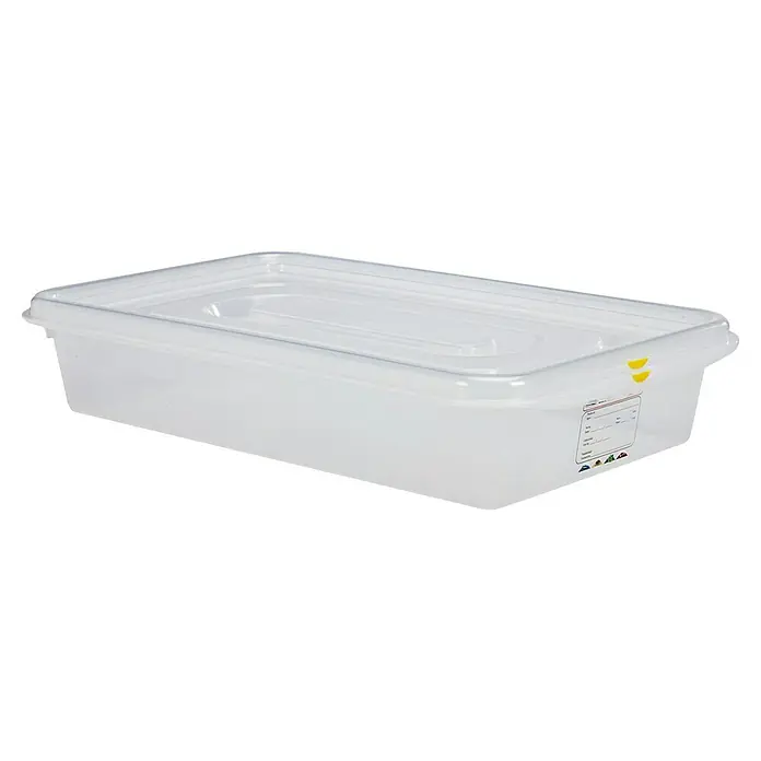 Sunware Vorratsdose Gastronorm - L x B x H: 530 x 325 x 65 mm, 13 l, Kunststoff, Transparent - Klarsichtbox mit Deckel, ideal zur Aufbewahrung und Organisation verschiedener Gegenstände im Haushalt oder Büro. Praktisch und vielseitig einsetzbar.