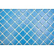Mozaik pločica Quadrat Crystal Uni GM A 37P  (32,7 x 30,5 cm, Tirkizno/Plave boje, Sjaj) | BAUHAUS