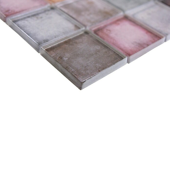 Mozaik pločica Quadrat Crystal SKY 123  (30 x 30 cm, Lila, Sjaj) | BAUHAUS