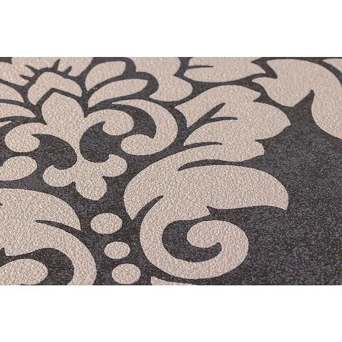 Tadessi Vliestapete M1-No.330 - Schwarz, Ornament, 10,05 x 0,53 m