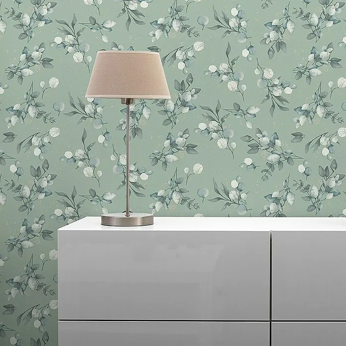 Tadessi Vliestapete M1-No.11245 - Grau, Floral, 10,05 x 0,53 m