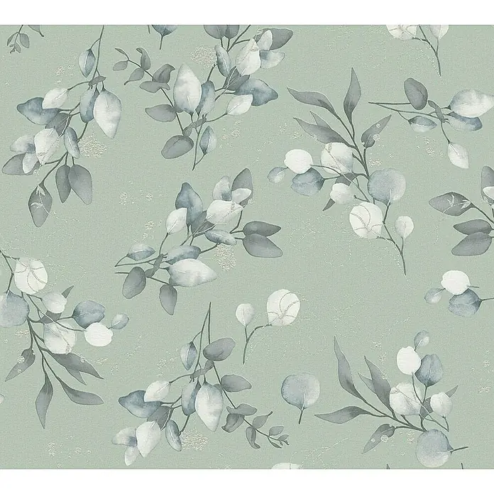 Tadessi Vliestapete M1-No.11245 - Grau, Floral, 10,05 x 0,53 m