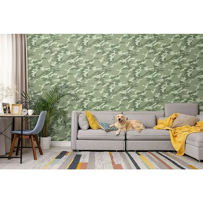 Tadessi Vliestapete M1-No.11918 - Grau, Holzoptik, 2,8 x 1,59 m