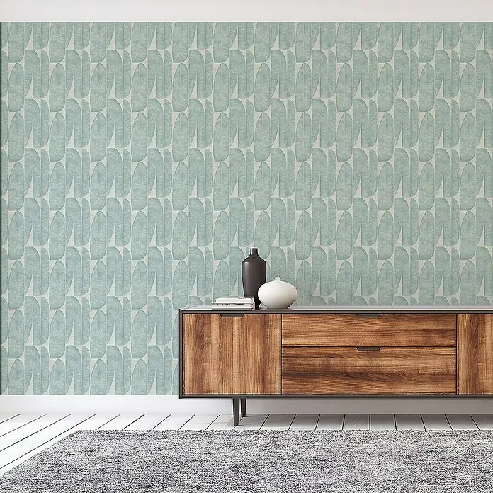 Tadessi Vliestapete M1-No.11185 - Grau, Floral, 10,05 x 0,53 m