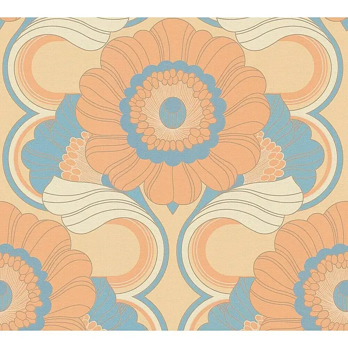 Tadessi Vliestapete M1-No.10899 - Grün, Floral, 10,05 x 0,53 m