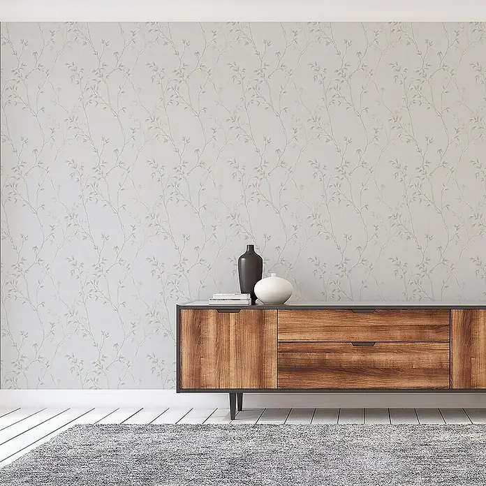 Tadessi Vliestapete M1-No.11236 - Beige, Floral, 10,05 x 0,53 m