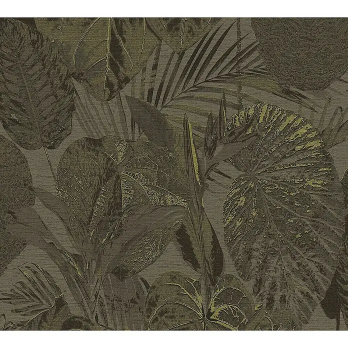 Tadessi Vliestapete M1-No.10994 - Schwarz, Floral, 10,05 x 0,53 m