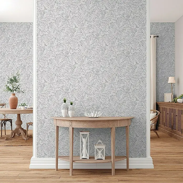 Tadessi Vliestapete M1-No.11310 - Grau, Floral, 10,05 x 0,53 m