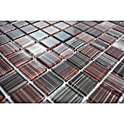 Mozaik pločica Quadrat Crystal CM 4260  (32,7 x 30,2 cm, Smeđe boje, Sjaj) | BAUHAUS