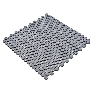 Mozaik pločica Hexagon CUBA HX4GM (29 x 29,5 cm, Sive boje, Mat)