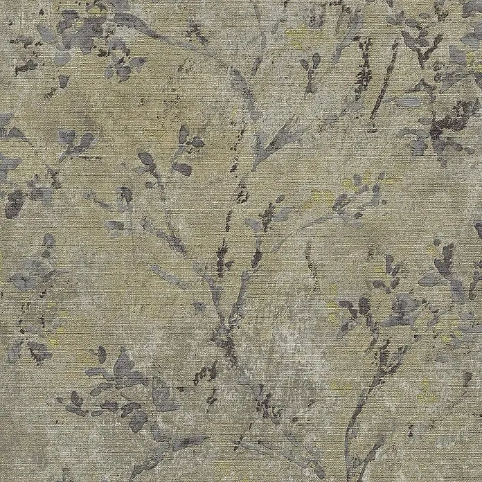 Tadessi Vliestapete M1-No.11136 - Grau, Floral, 10,05 x 0,53 m