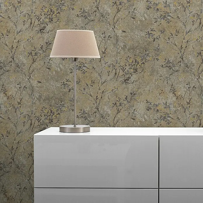 Tadessi Vliestapete M1-No.11136 - Grau, Floral, 10,05 x 0,53 m
