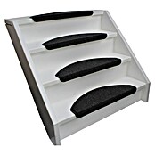 Stufenmatte Delta (15 Stk., 22 x 65 cm, 100 % Polypropylen, Anthrazit) | BAUHAUS