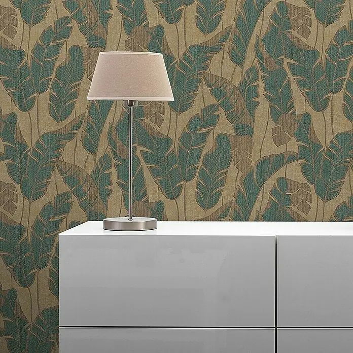 Tadessi Vliestapete M1-No.11005 - Grün, Floral, 10,05 x 0,53 m