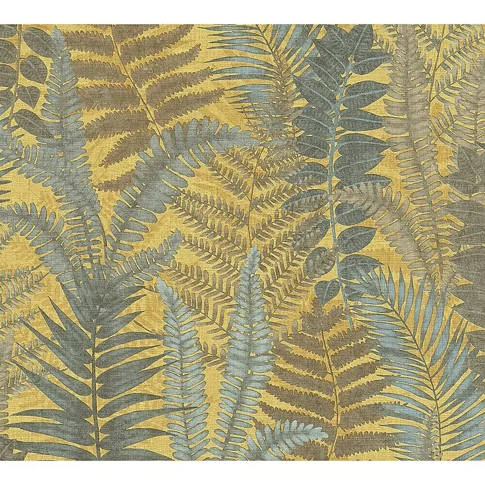 Tadessi Vliestapete M1-No.10954 - Gelb, Floral, 10,05 x 0,53 m