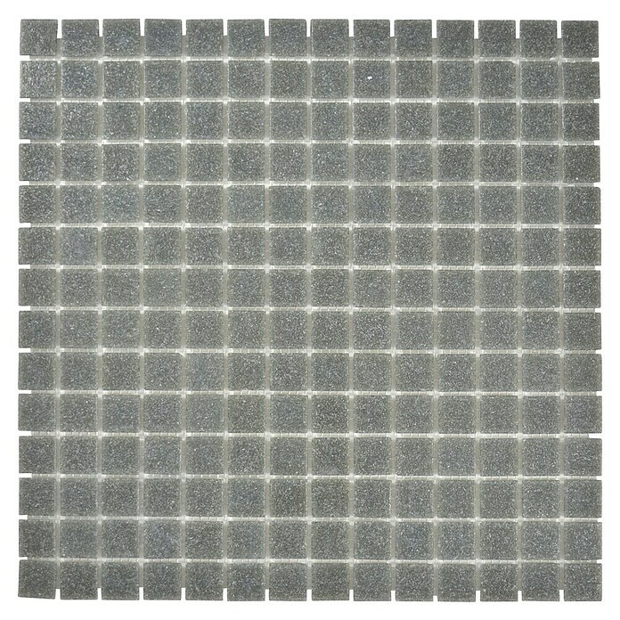 Mozaik pločica Quadrat Uni GM A 20  (30,5 x 30,5 cm, Sive boje, Sjaj) | BAUHAUS