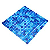 Mozaik pločica Quadrat Crystal Mix GM A 335P  (32,7 x 30,5 cm, Mješovito plavo, Sjaj) | BAUHAUS