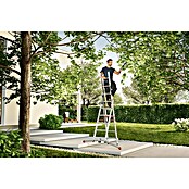 Hailo Mehrzweckleiter S100 ProfiLOT 3x12 (Anzahl Tritte: 36 Stk., Arbeitshöhe: 901 cm, Belastbarkeit: 150 kg, Aluminium) | BAUHAUS