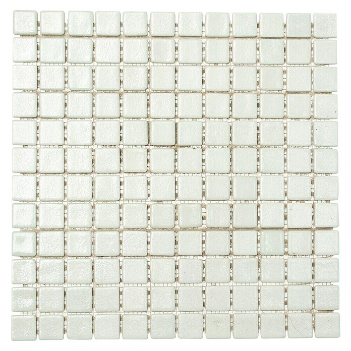 Mozaik pločica Quadrat Uni GM AS 1010  (31,7 x 31,7 cm, Bijele boje, Mat) | BAUHAUS