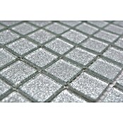 Mozaik pločica Quadrat Crystal CM 4SB6  (32,7 x 30,2 cm, Srebrne boje, Sjaj) | BAUHAUS